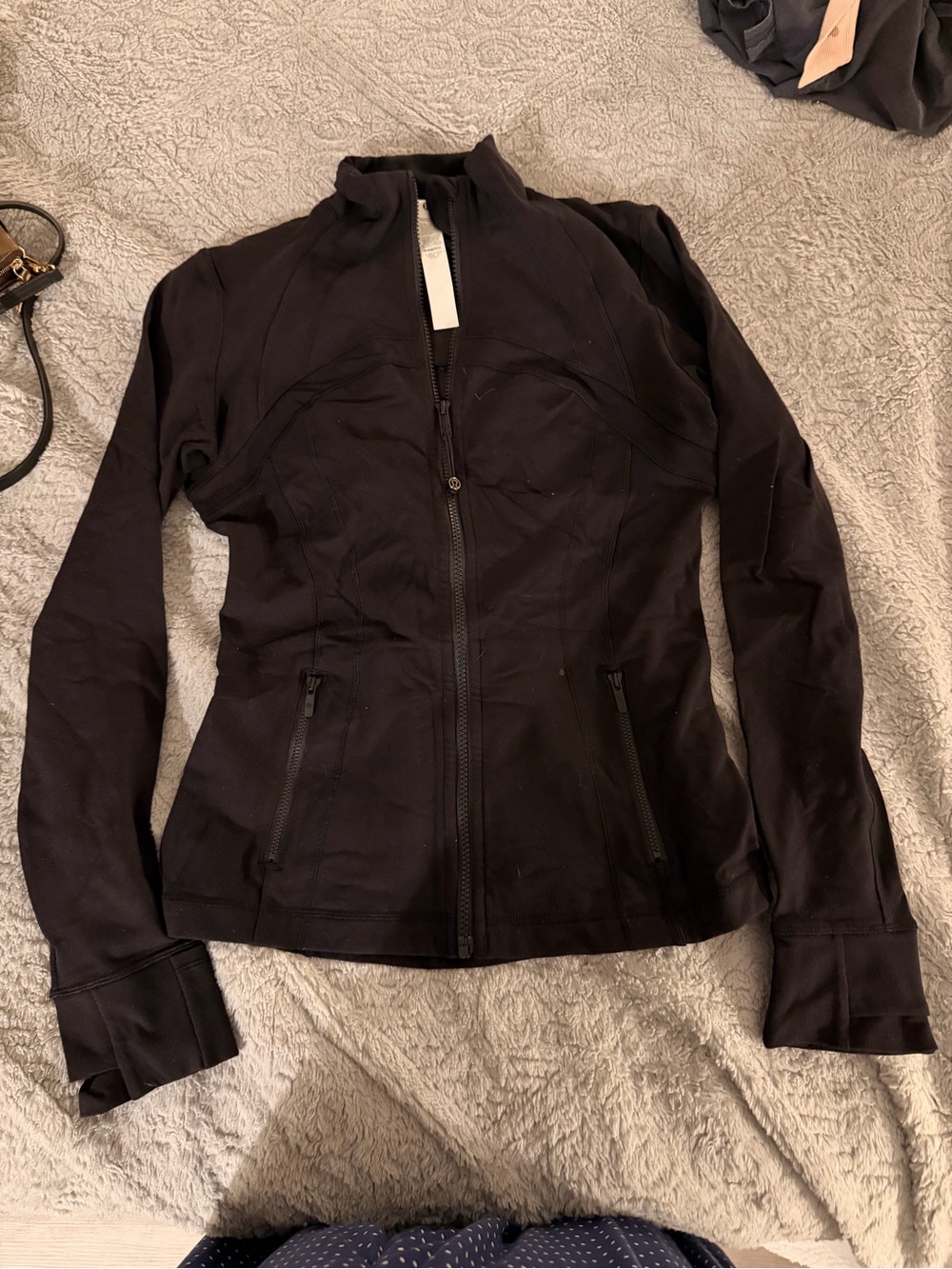 Black Lululemon align jacket size 8